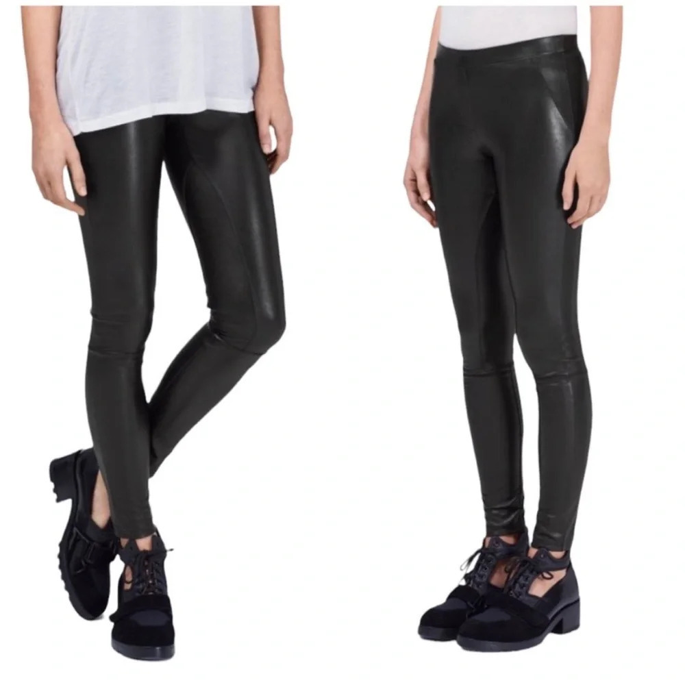 Aritzia Wilfred Free Rebelle Faux Leather Leggings